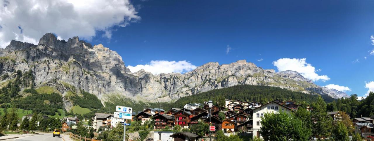 Ferienwohnung Gemmiblick Leukerbad Exterior photo